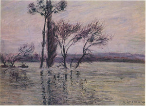 The Pointe de L Ile Under Water - Gustave Loiseau