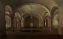 The Pond House Of Sahebgharaniye Palace by Kamal-ol-Molk — architectural oil painting wall art