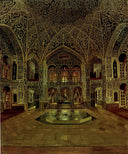 The Pond House Of Saltanat Abad Palace by Kamal-ol-Molk — religious oil painting wall art