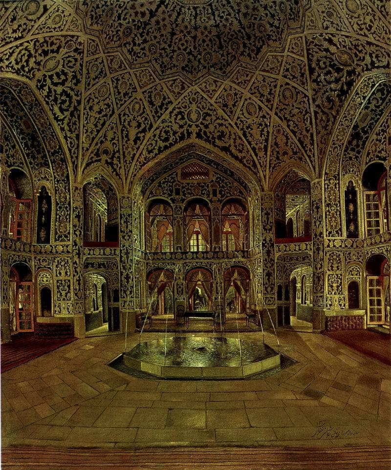 The Pond House Of Saltanat Abad Palace