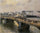 The Pont Boieldieu, Rouen, Sunset, Misty Weather in study