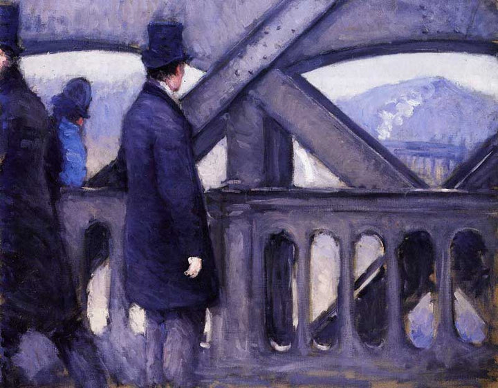 The Pont de Europe (study) by Gustave Caillebotte — hand-painted abstract oil painting reproduction on canvas