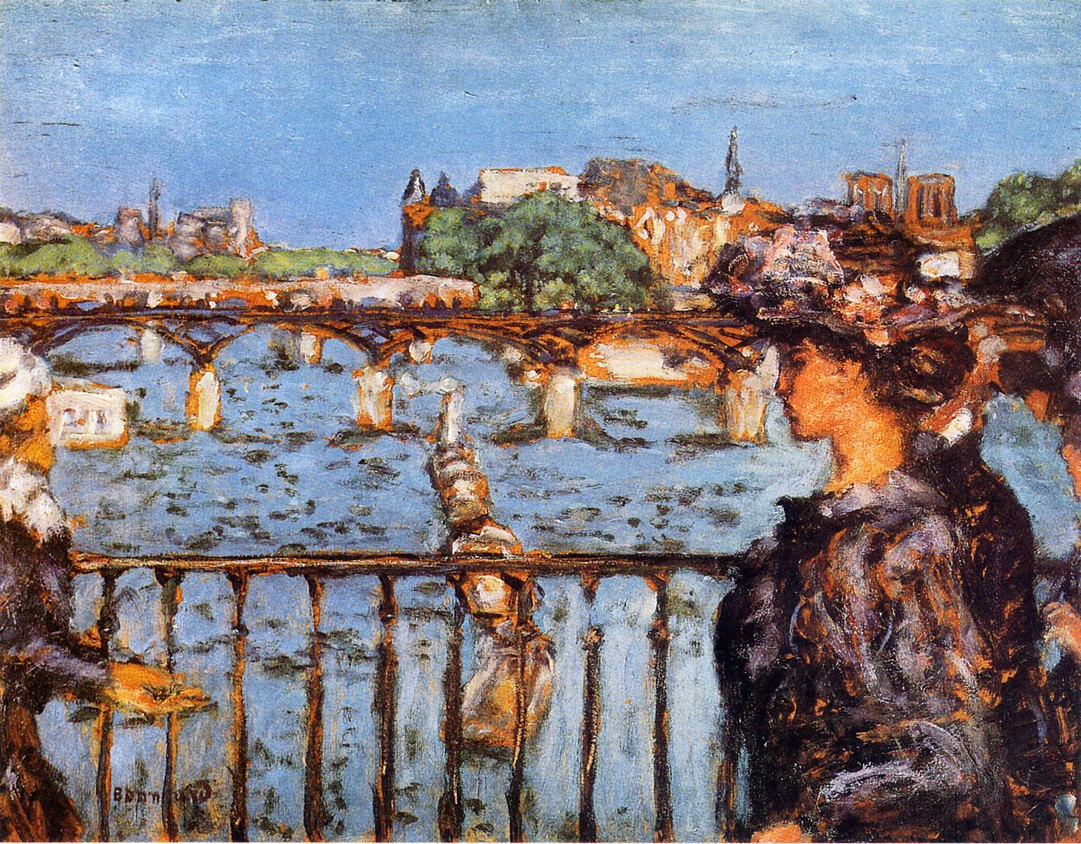 The Pont des Arts - Pierre Bonnard