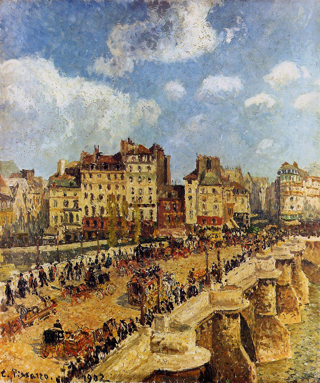 The Pont Neuf - Camille Pissarro