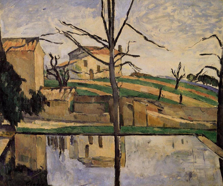 The Pool at Jas de Bouffan - Paul Cezanne