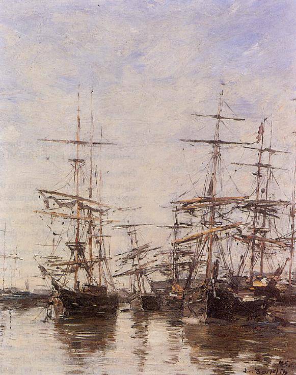 The Port - Eugene Boudin