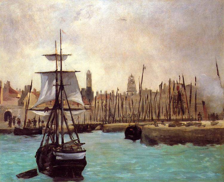 The Port of Bordeaux - Edouard Manet