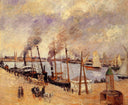 The Port of Le Havre 2 by Camille Pissarro — hand-painted landscape oil painting reproduction on canvas