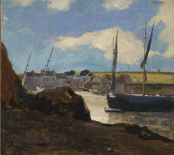 The Port of Morgat - Odilon Redon