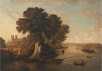 The Port of Westminster by John Glover — hand-painted landscape oil painting reproduction on canvas