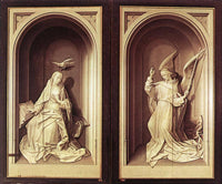 The Portinari Triptych (closed panels) by Hugo van der Goes — hand-painted cultural oil painting reproduction on canvas
