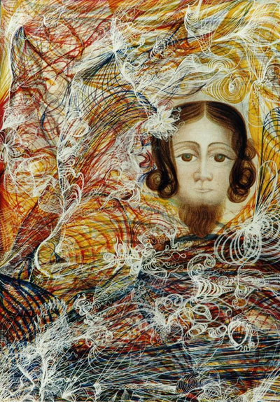 The Portrait of the Lord Jesus Christ by Georgiana Houghton — oil painting reproduction