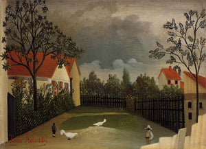 The Poultry Yard - Henri Rousseau