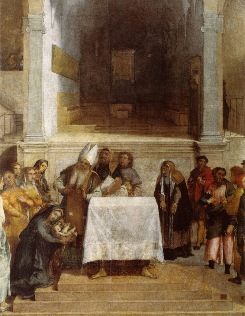 The Presentation of Christ in the Temple on gallery wrap