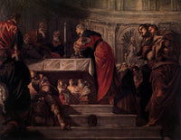 The Presentation of Christ in the Temple by Tintoretto — hand-painted cultural oil painting reproduction on canvas