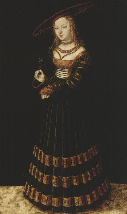 The Princess by Lucas Cranach the Elder — hand-painted portrait oil painting reproduction on canvas