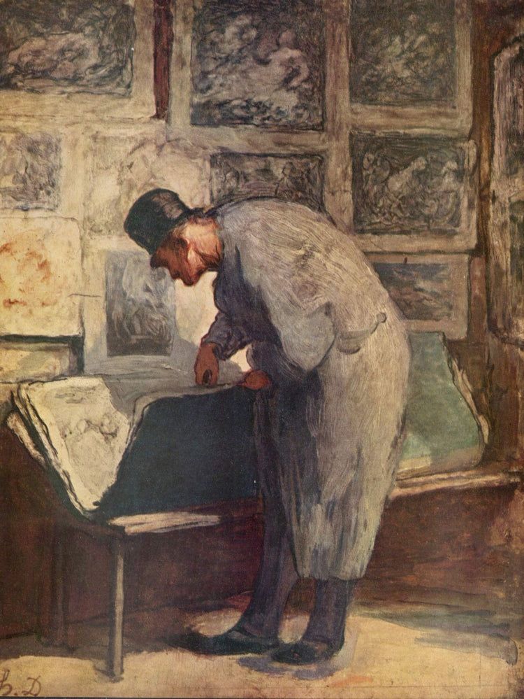 The Print Collector - Honore Daumier