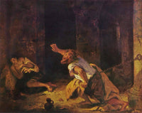 The Prisoner of Chillon by Eugene Delacroix — hand-painted cultural oil painting reproduction on canvas
