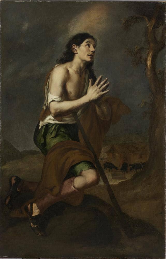 The Prodigal Son Among the Swine by Bartolome Esteban Murillo — hand-painted cultural oil painting reproduction on canvas