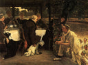 The Prodigal Son In Modern Life, the Fatted Calf by James Tissot — hand-painted portrait oil painting reproduction on canvas