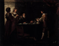 The Prodigal Son Receives His Rightful Inheritance by Bartolome Esteban Murillo — hand-painted portrait oil painting reproduction on canvas