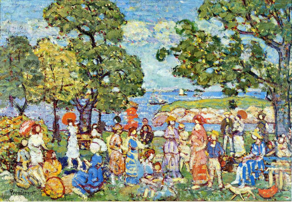 The Promenade - Maurice Prendergast