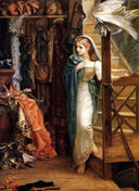 The Property Room by Arthur Hughes — hand-painted cultural oil painting reproduction on canvas