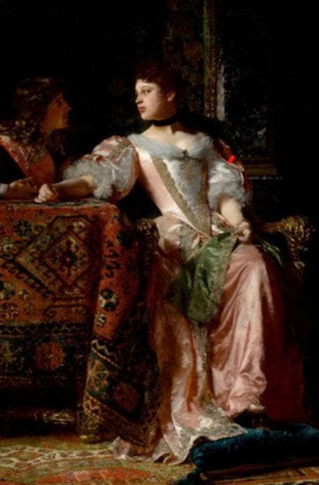 The Proposal by Wladyslaw Czachorski — hand-painted portrait oil painting reproduction on canvas