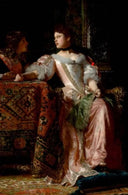 The Proposal by Wladyslaw Czachorski — hand-painted portrait oil painting reproduction on canvas