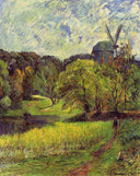 The Queen's Mill by Paul Gauguin — rural oil painting wall art, Impressionism