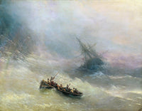 The Rainbow by Ivan Aivazovsky — hand-painted landscape oil painting reproduction on canvas