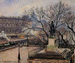 The Raised Tarrace of the Pont Neuf and Statue of Henri IV - Camille Pissarro