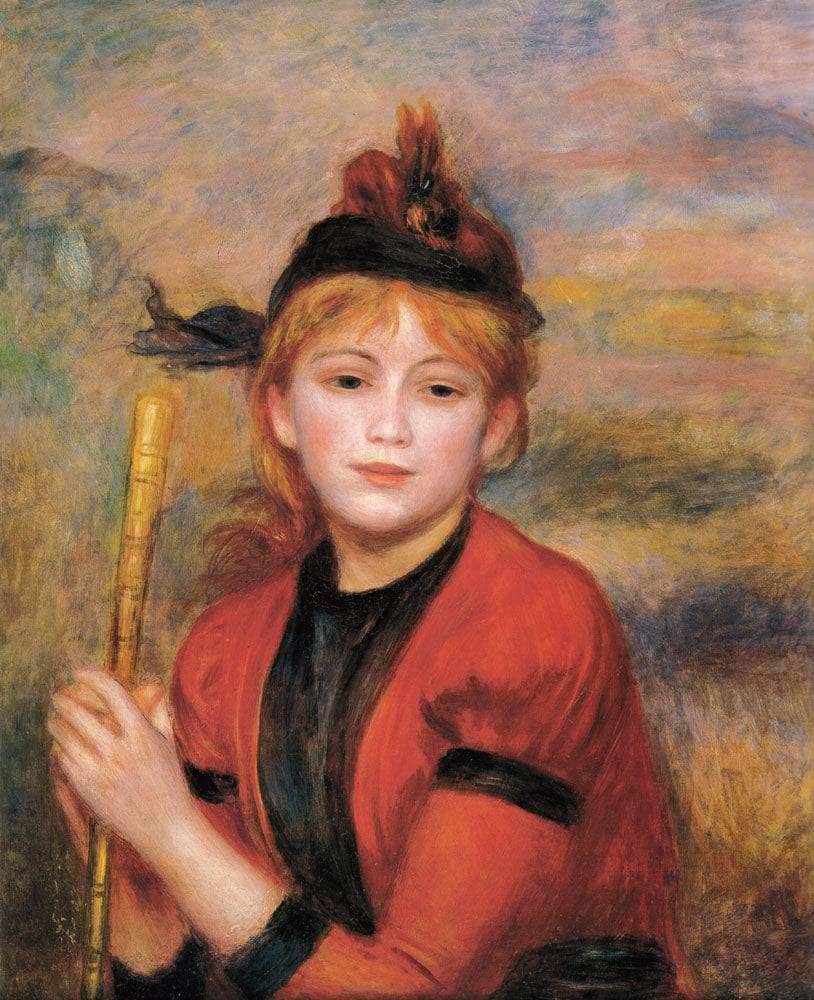 The Rambler by Pierre-Auguste Renoir — hand-painted portrait oil painting reproduction on canvas