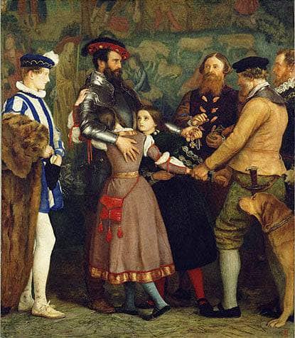 The Ransom by John Everett Millais — hand-painted portrait oil painting reproduction on canvas