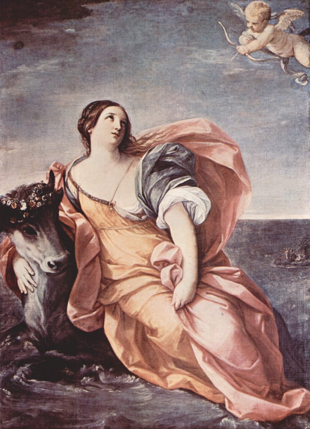 The Abduction of Europa by Guido Reni — hand-painted cultural oil painting reproduction on canvas