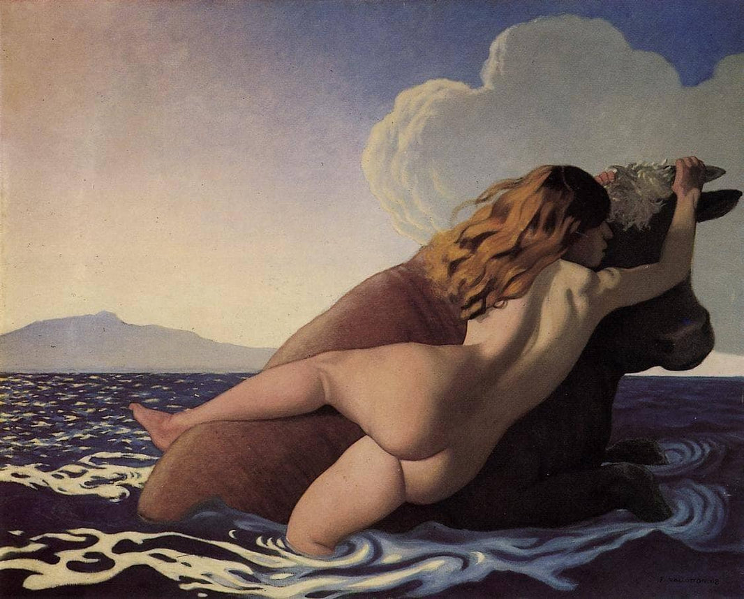 The Rape of Europa by Felix Vallotton — hand-painted cultural oil painting reproduction on canvas