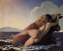 The Rape of Europa by Felix Vallotton — surrealism oil painting wall art, Art Nouveau Modern