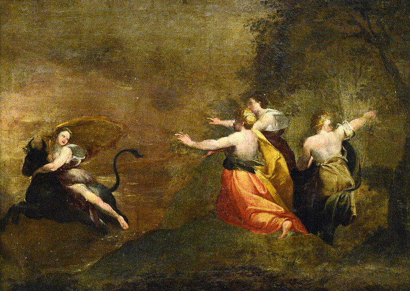 The Rape of Europa on gallery wrap