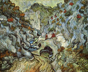 The ravine of the Peyroulets by Vincent van Gogh — hand-painted landscape oil painting reproduction on canvas