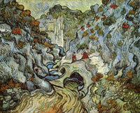 The ravine of the Peyroulets by Vincent van Gogh — hand-painted landscape oil painting reproduction on canvas