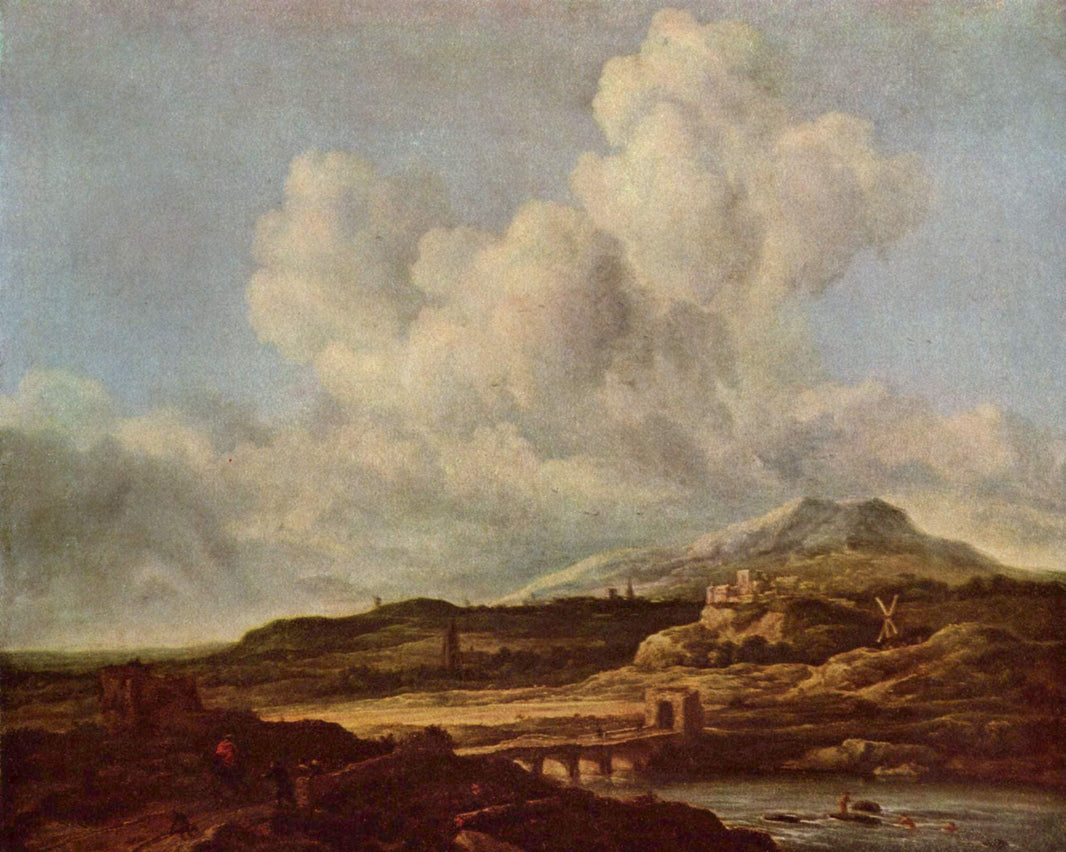 The Ray of Sunlight by Jacob van Ruisdael — hand-painted landscape oil painting reproduction on canvas