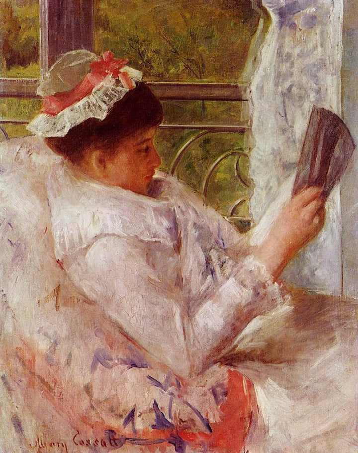 The Reader by Mary Cassatt — hand-painted portrait oil painting reproduction on canvas