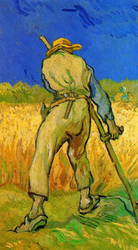 The Reaper after Millet by Vincent van Gogh — hand-painted landscape oil painting reproduction on canvas