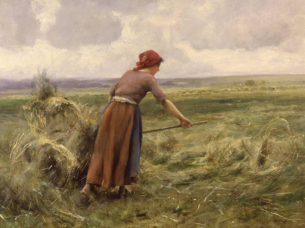 The Reaper by Julien Dupré — hand-painted landscape oil painting reproduction on canvas