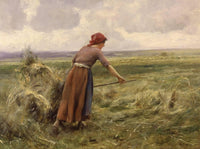 The Reaper by Julien Dupré — hand-painted landscape oil painting reproduction on canvas