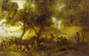 The Recreations of War by Antoine Watteau — hand-painted eco oil painting reproduction on canvas