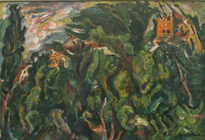 The Red Castle of Céret - Chaim Soutine