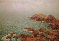 The Red Rocks by Gustave Loiseau — hand-painted botanical oil painting reproduction on canvas