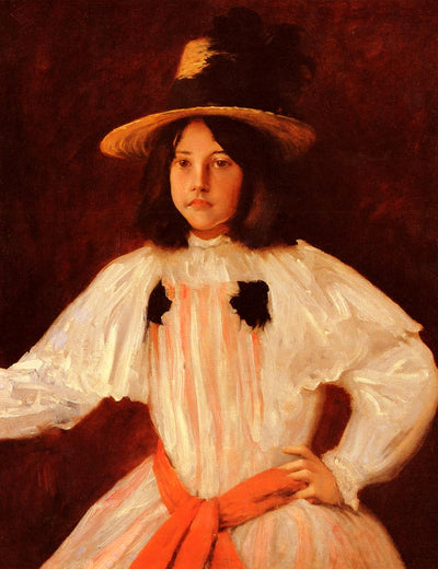 The Red Sash in home office