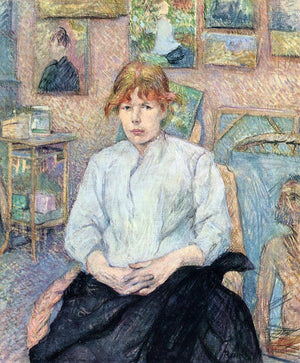 The Redhead with a White Blouse - Henri de Toulouse-Lautrec